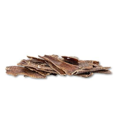 All-Natural Beef Gullet Flats Dog Treats – Nutritious Beef Strips – 6 Inches (12-Pack)